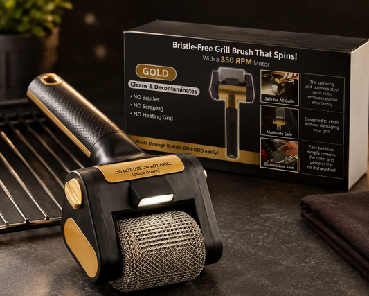 Electric LED Grill Cleaning Brush