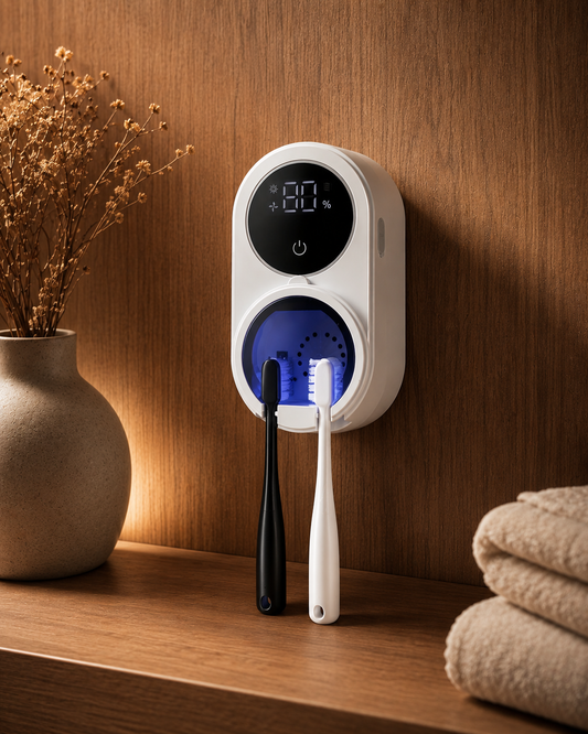 Intelligent UVC Toothbrush Sterilizer & Holder