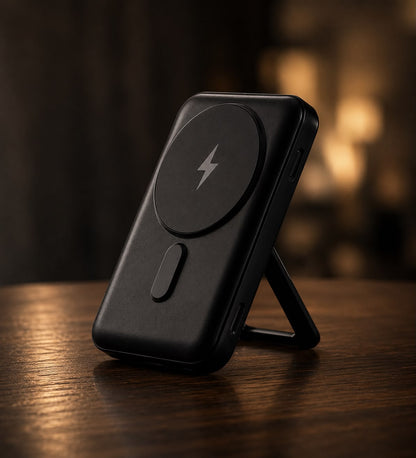 3-in-1 Magnetic Power Bank with adjustable stand